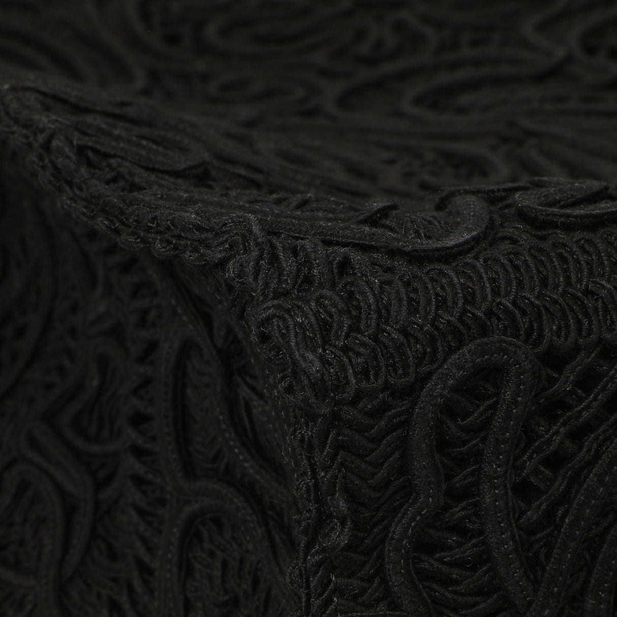 Dolce & Gabbana Black Cordonetto Lace Tote Handbags Dolce & Gabbana