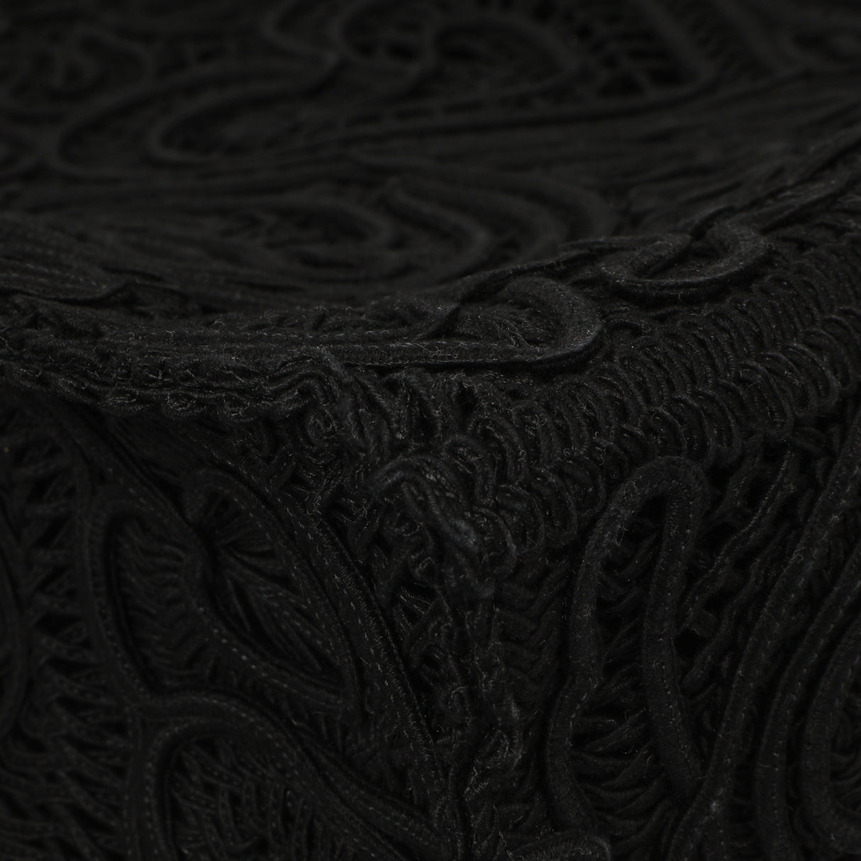 Dolce & Gabbana Black Cordonetto Lace Tote Handbags Dolce & Gabbana