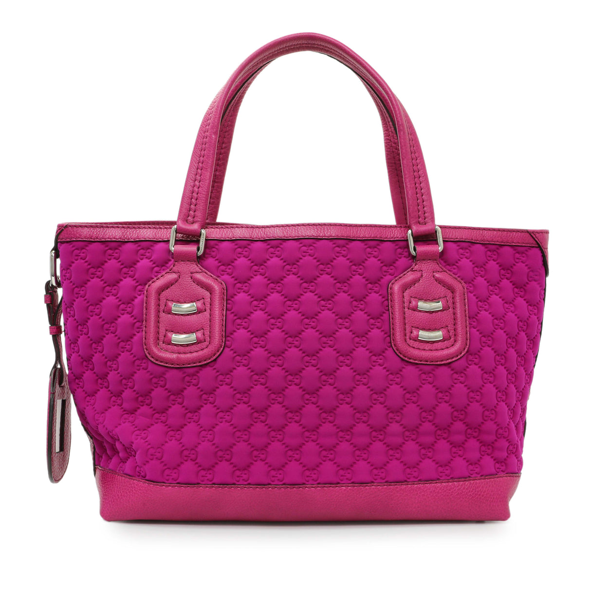 Gucci Fuchsia Guccissima Neoprene Techno Tote Handbags Gucci