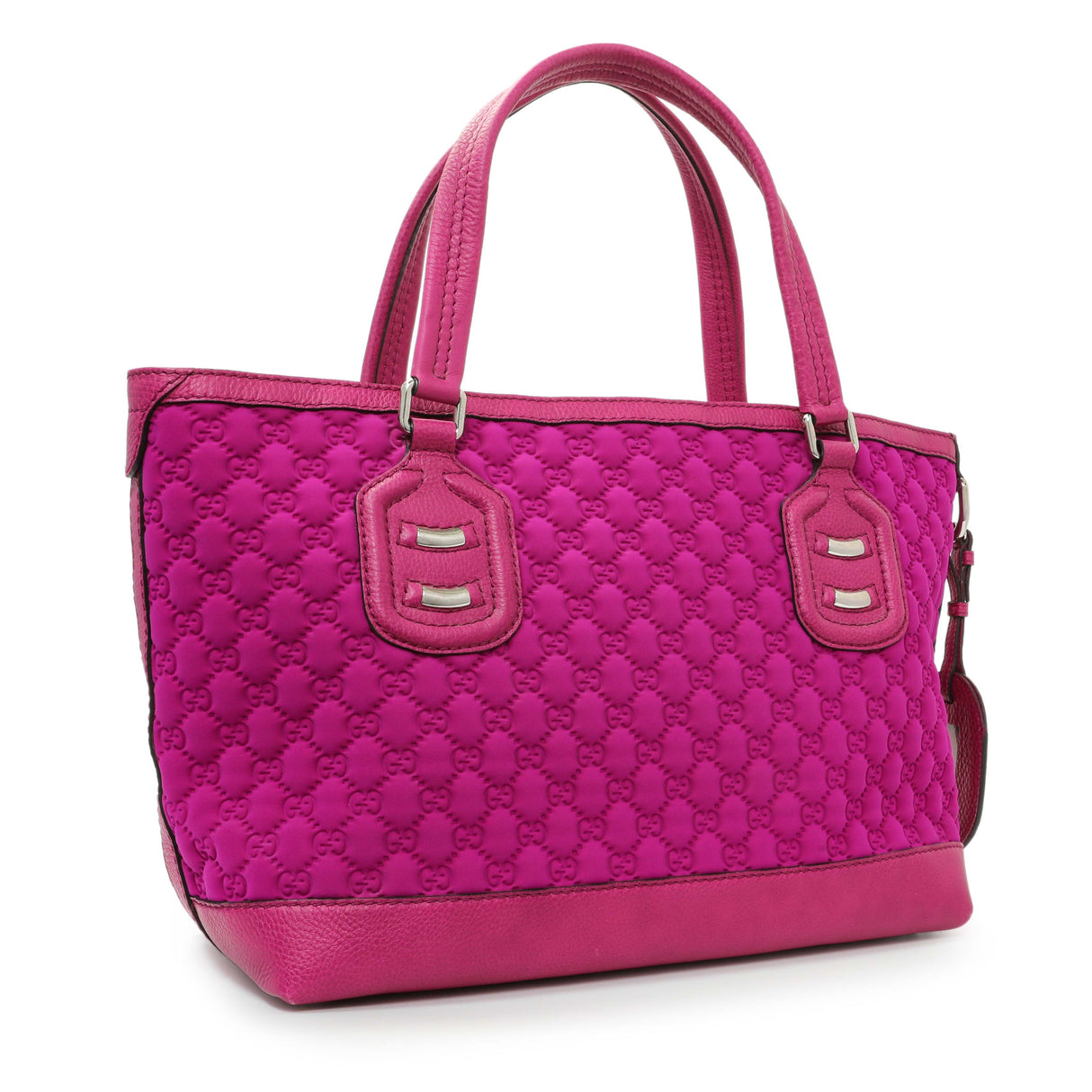 Gucci Fuchsia Guccissima Neoprene Techno Tote Handbags Gucci