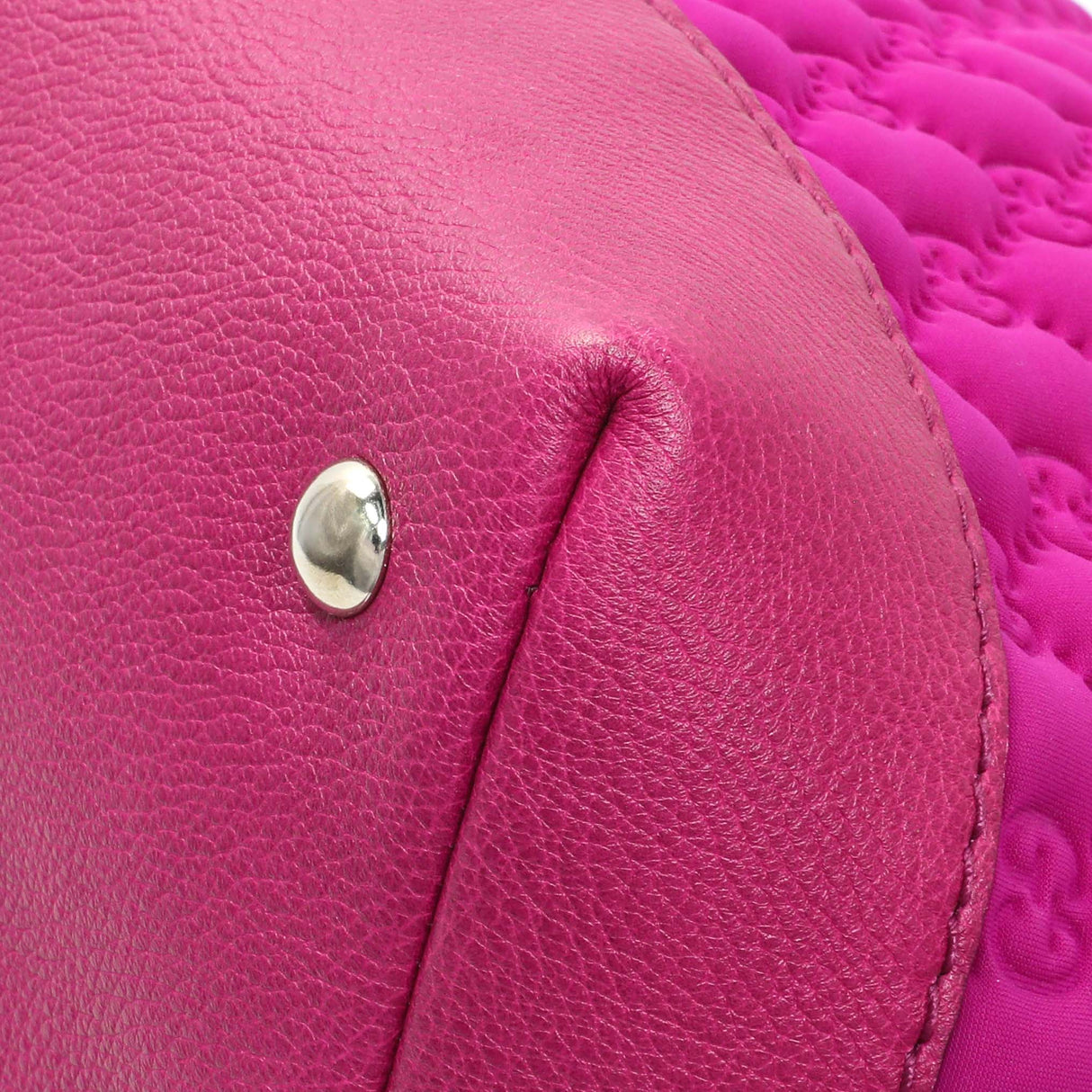 Gucci Fuchsia Guccissima Neoprene Techno Tote Handbags Gucci