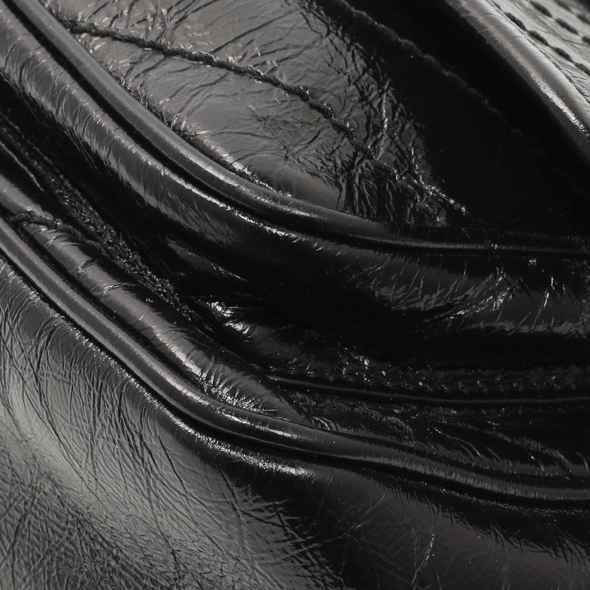 Saint Laurent Crinkled Calfskin Matelasse Monogram Baby Niki Chain Satchel Handbags Saint Laurent