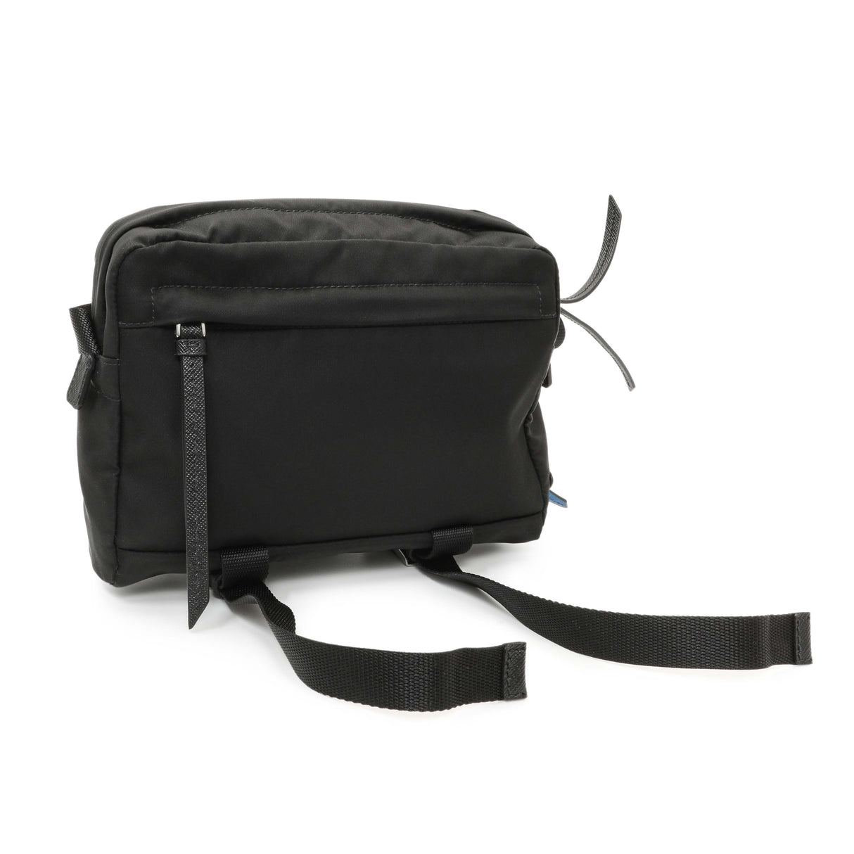 Prada Black Tessuto Nylon Messenger Handbags Prada