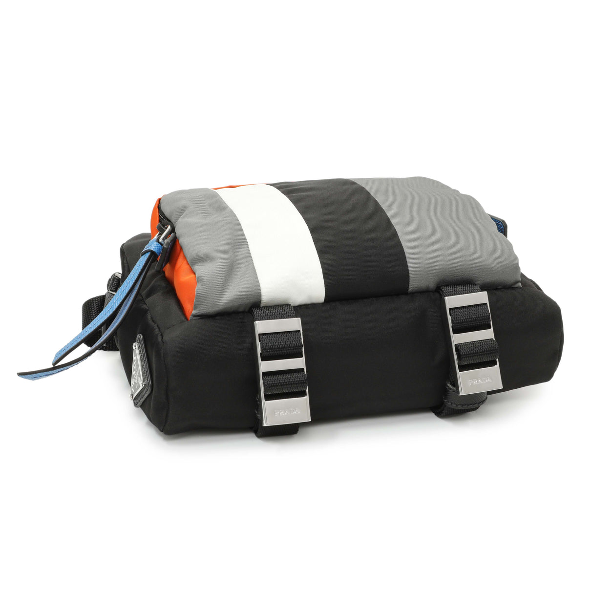 Prada Black Tessuto Nylon Messenger Handbags Prada