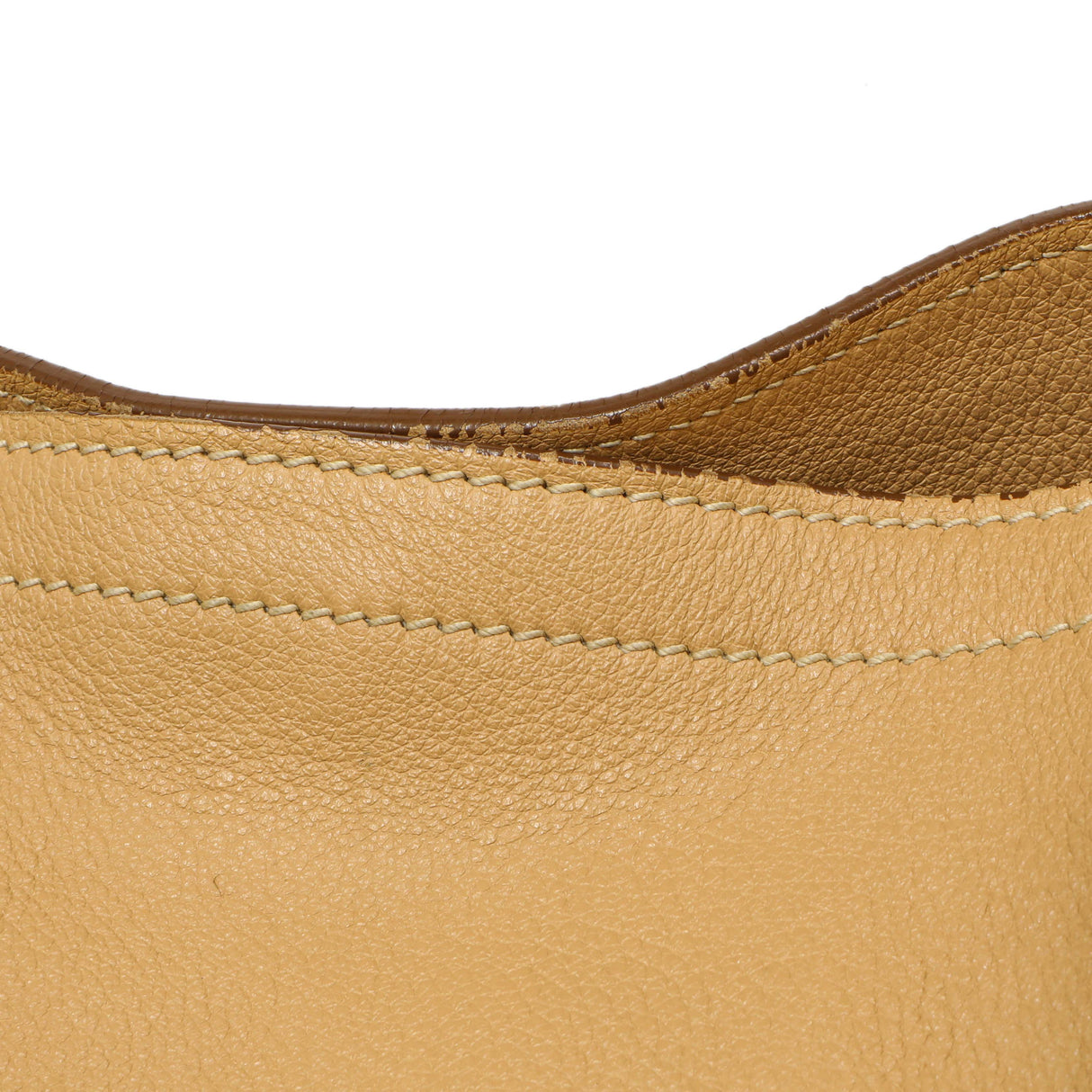 Prada Beige Vitello Daino Shoulder Bag Handbags Prada