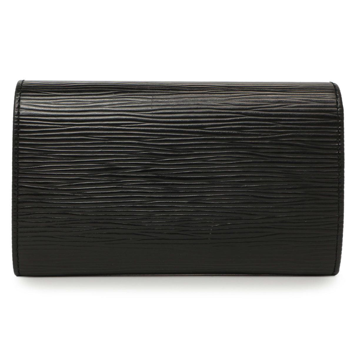 Louis Vuitton Black Epi Porte-Monnaie Billets Tresor Wallet Accessories Louis Vuitton