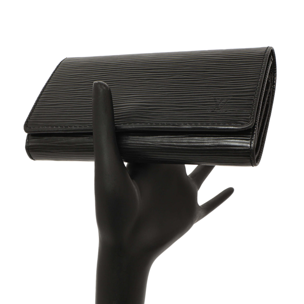 Louis Vuitton Black Epi Porte-Monnaie Billets Tresor Wallet Accessories Louis Vuitton