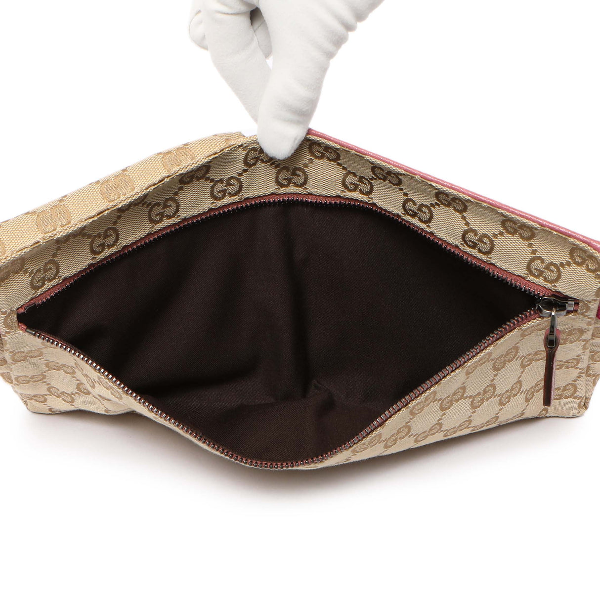 Gucci Monogram Double Pocket Belt Bag Handbags Gucci