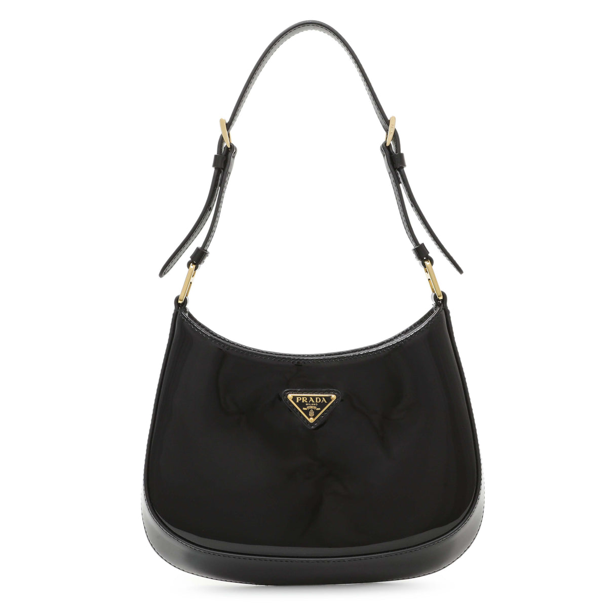 Prada Black Patent Cleo Bag Handbags Prada