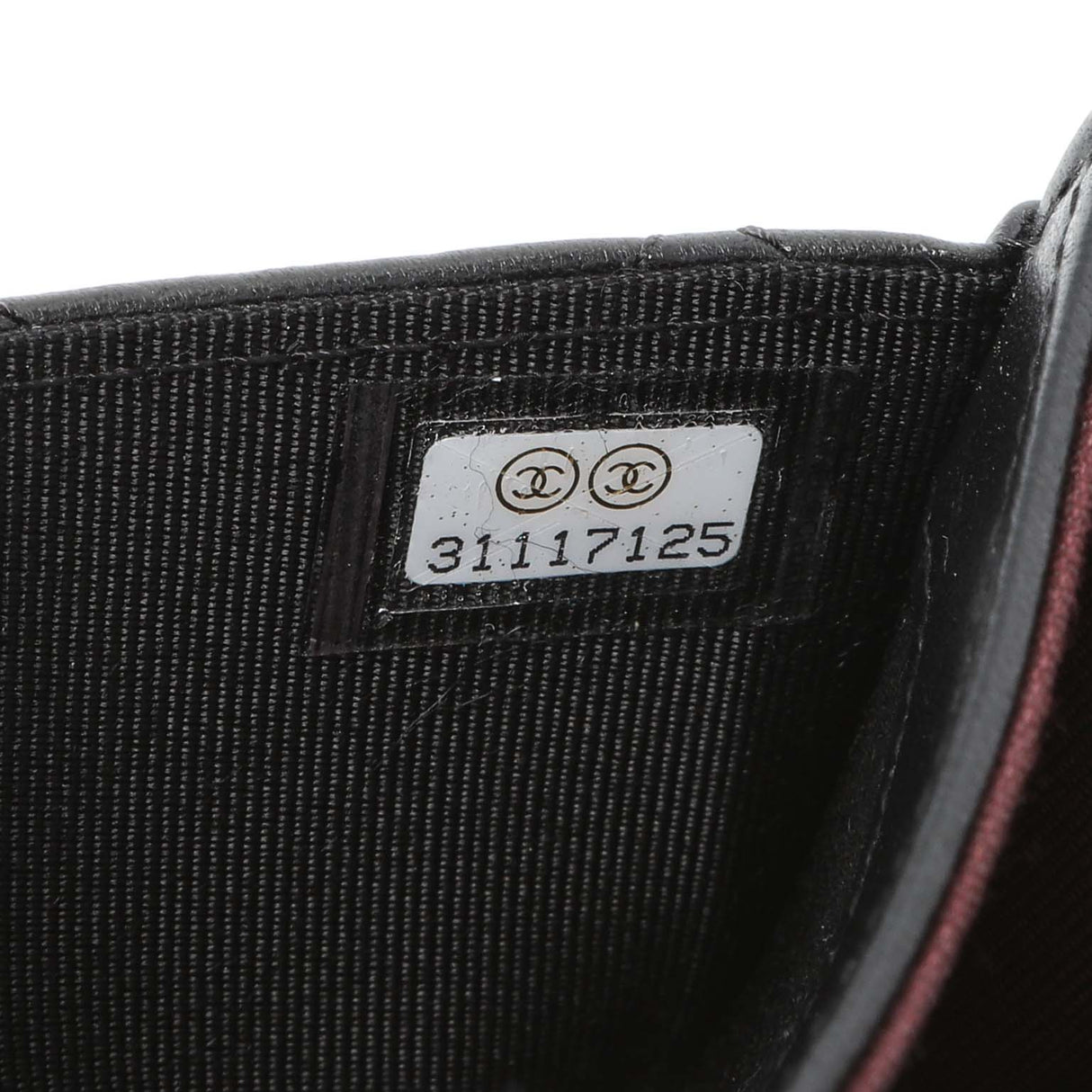 Chanel Black Lambskin Quilted Flap Card Holder Wallet