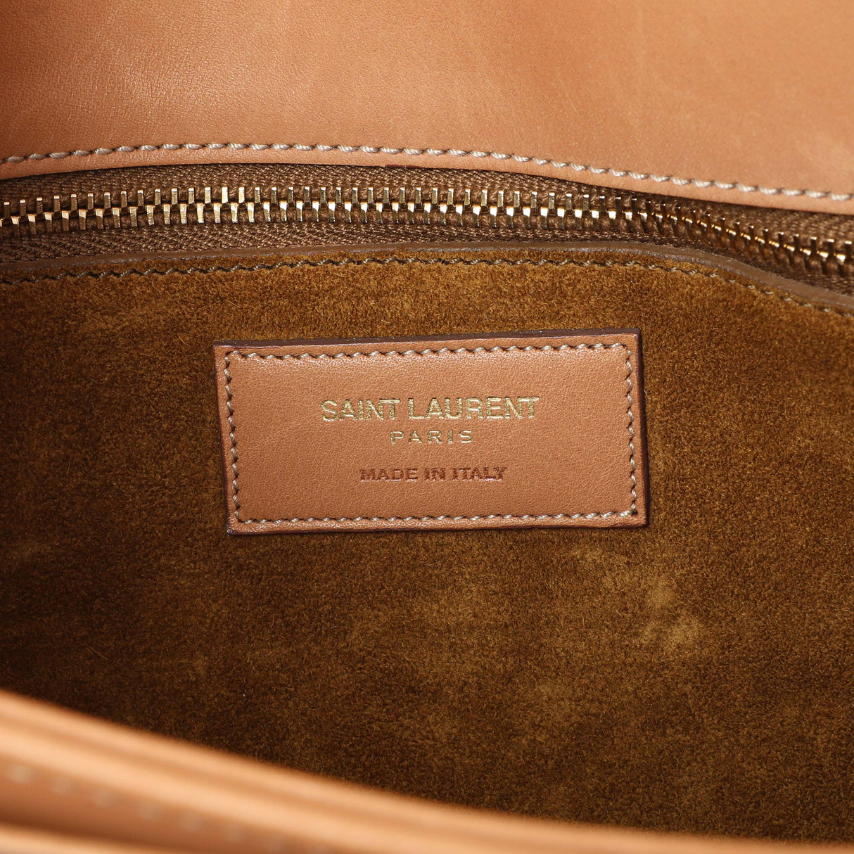 Saint Laurent Calfskin University Shoulder Bag