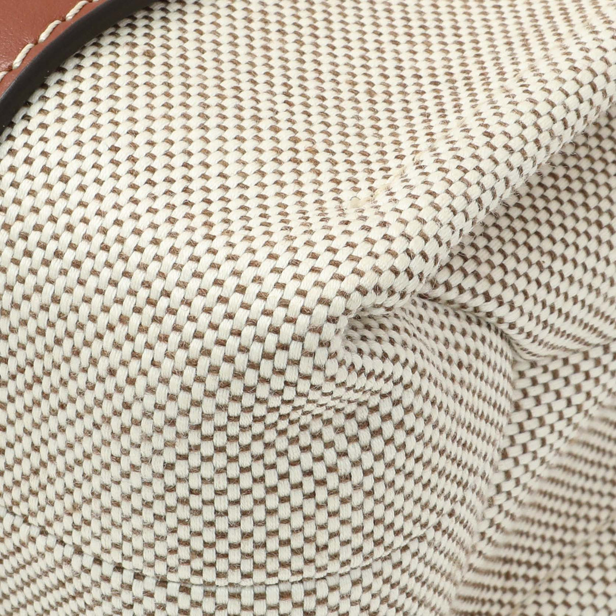 Chloe Linen Calfskin Small Woody Ribbon Tote