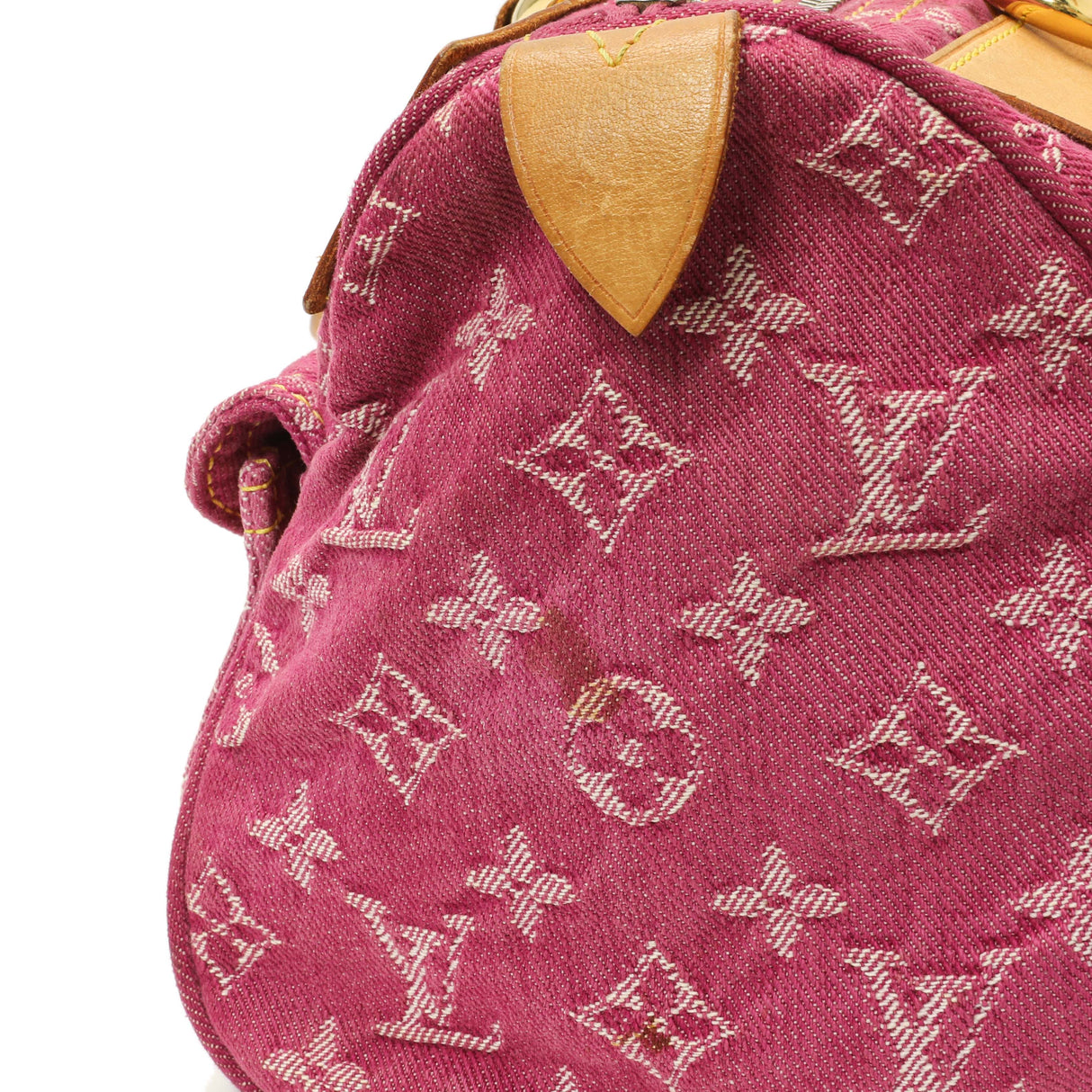 Louis Vuitton Pink Monogram Denim Neo Speedy Handbags Louis Vuitton