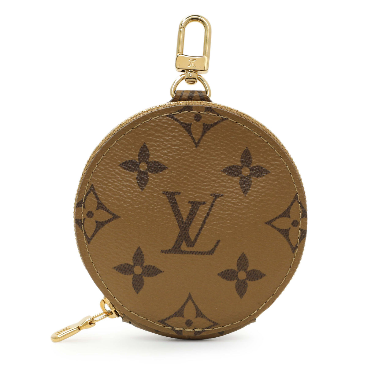 Louis Vuitton Reverse Monogram Bandouliere Round Coin Purse