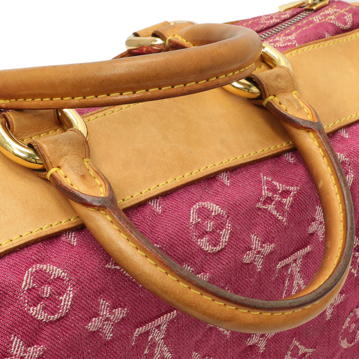 Louis Vuitton Pink Monogram Denim Neo Speedy Handbags Louis Vuitton
