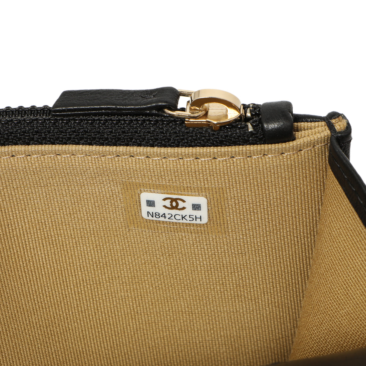 Chanel Black Quilted Lambskin Pearl Crush Clutch with Chain Handbags Chanel