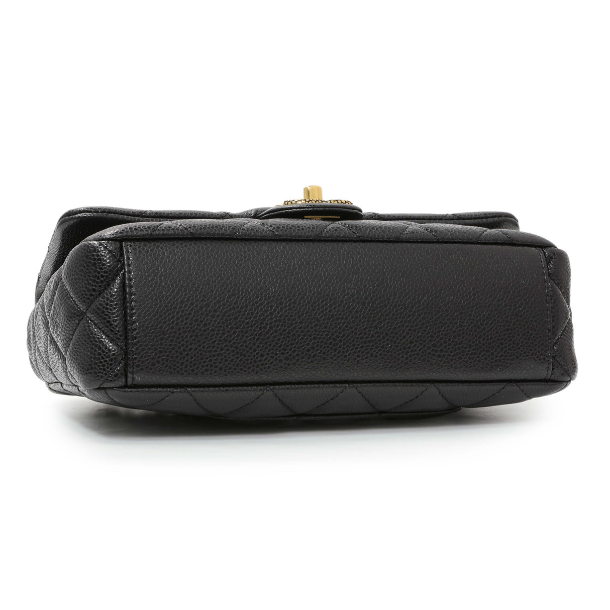 Chanel Black Quilted Caviar Small Flap Handbags Chanel