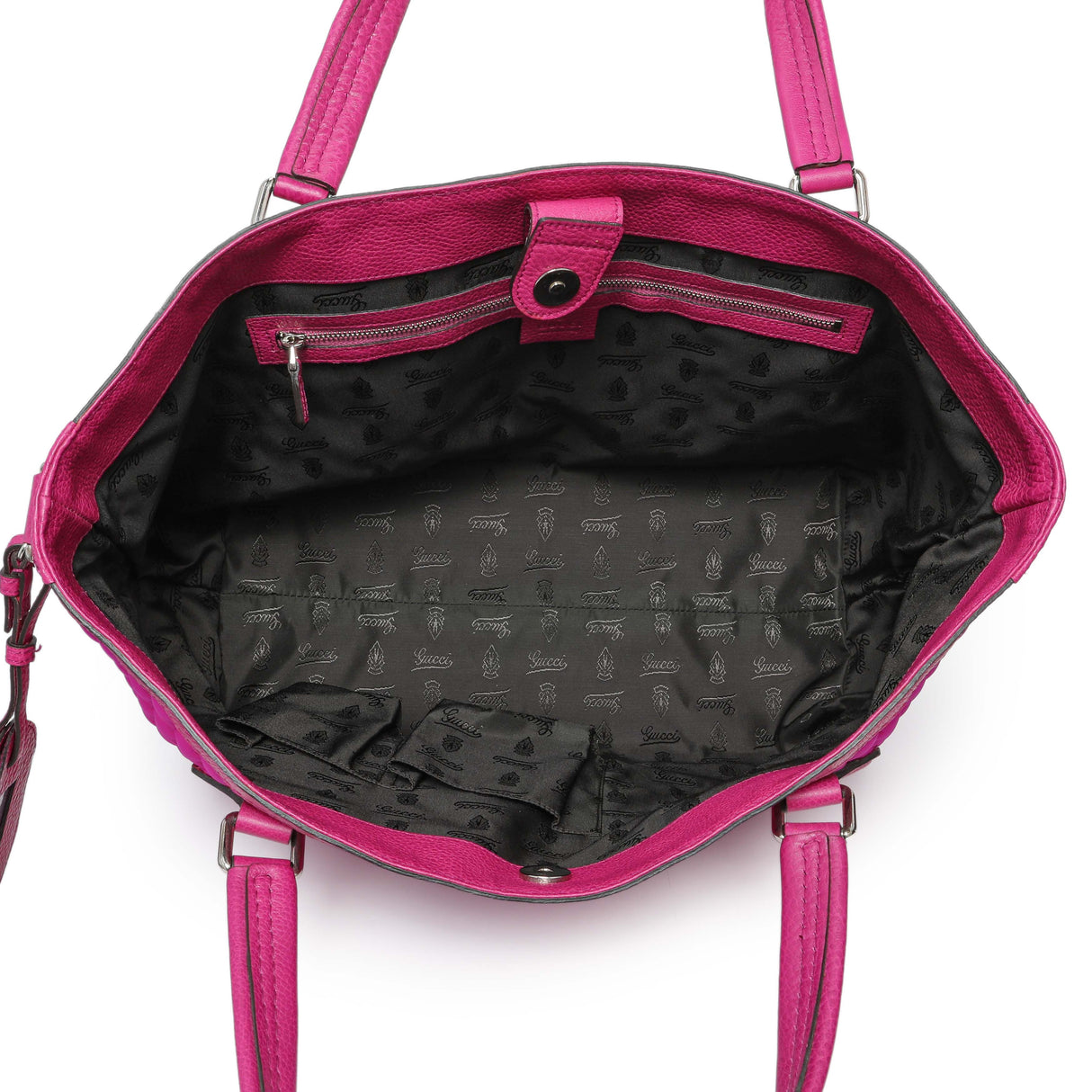 Gucci Fuchsia Guccissima Neoprene Techno Tote Handbags Gucci