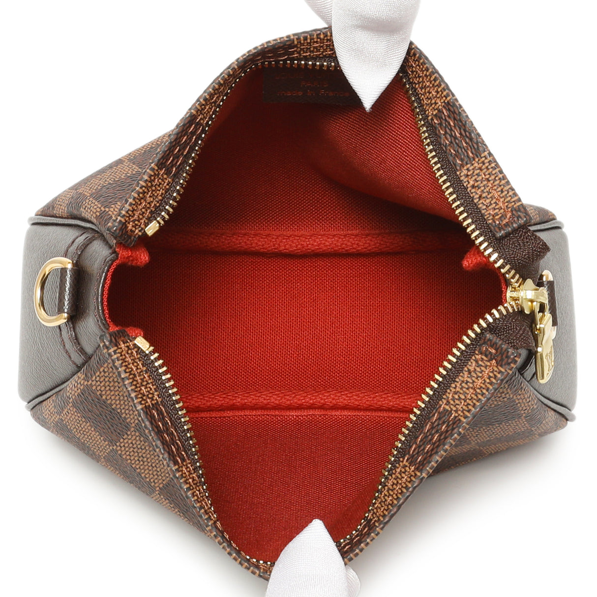 Louis Vuitton Damier Ebene Trousse Make Up Bag Pochette Handbags Louis Vuitton