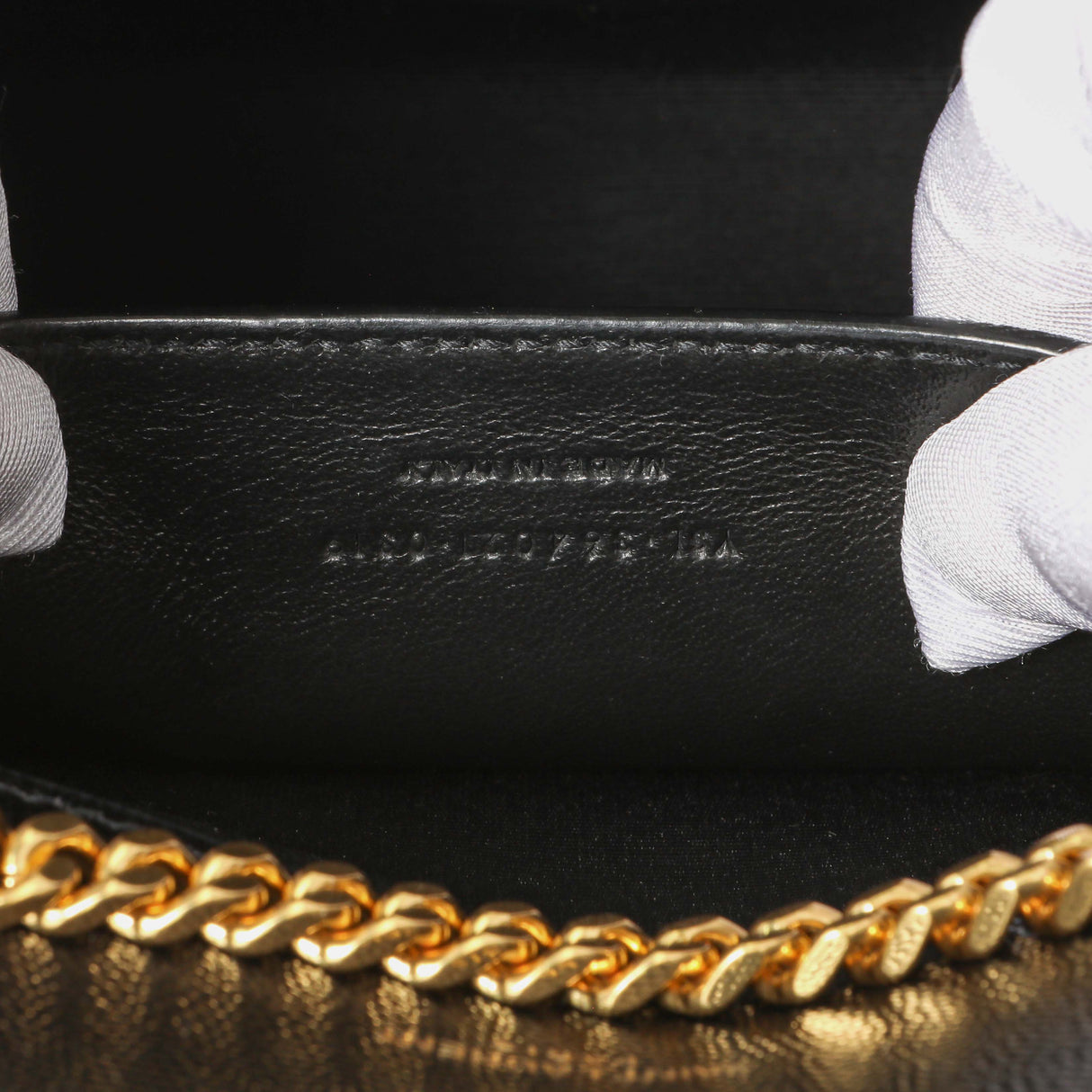 Saint Laurent Black Grain De Poudre Medium Monogram Kate Satchel Handbags Saint Laurent