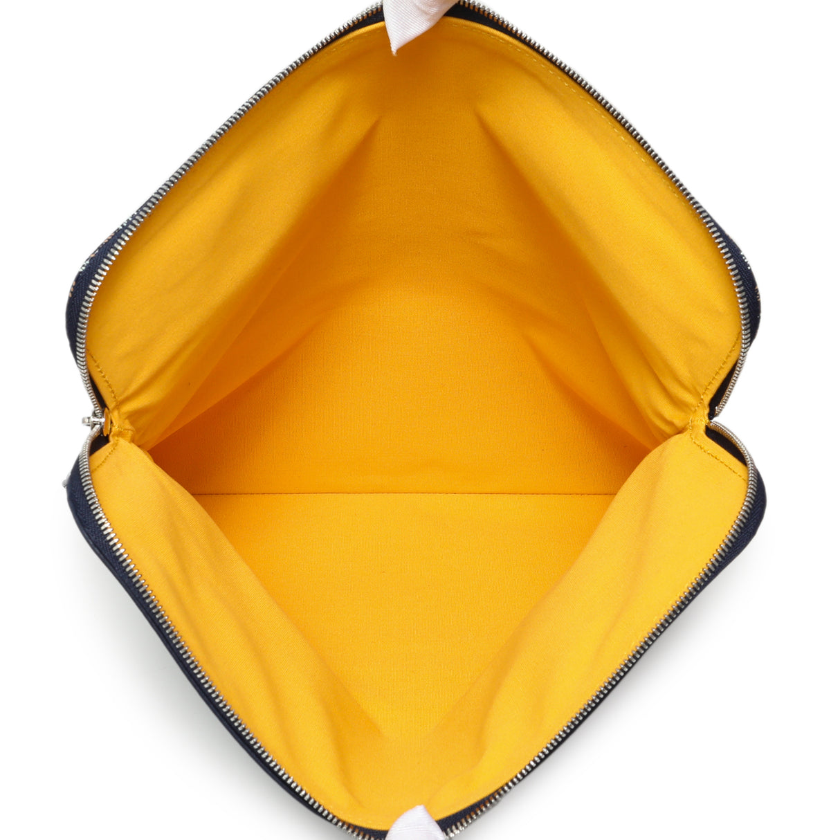 Goyard Blue Goyardine Sainte Marie Soft Clutch Handbags Goyard