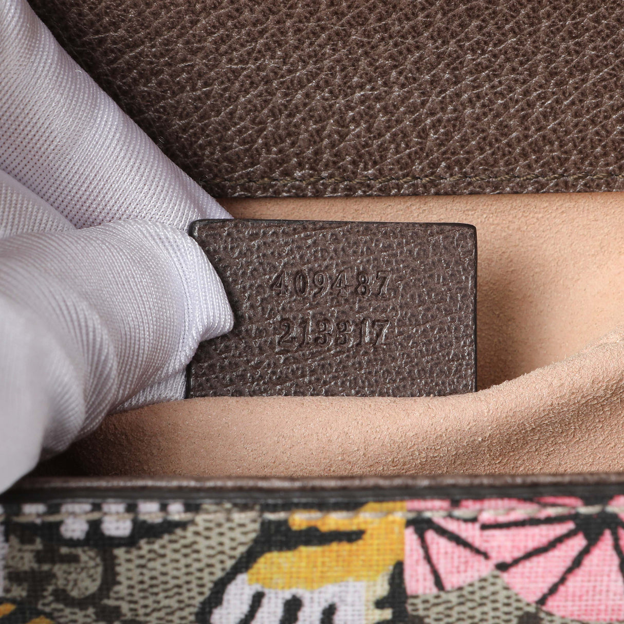 Gucci GG Supreme Monogram Bengal Calfskin Small Padlock Shoulder Bag Handbags Gucci