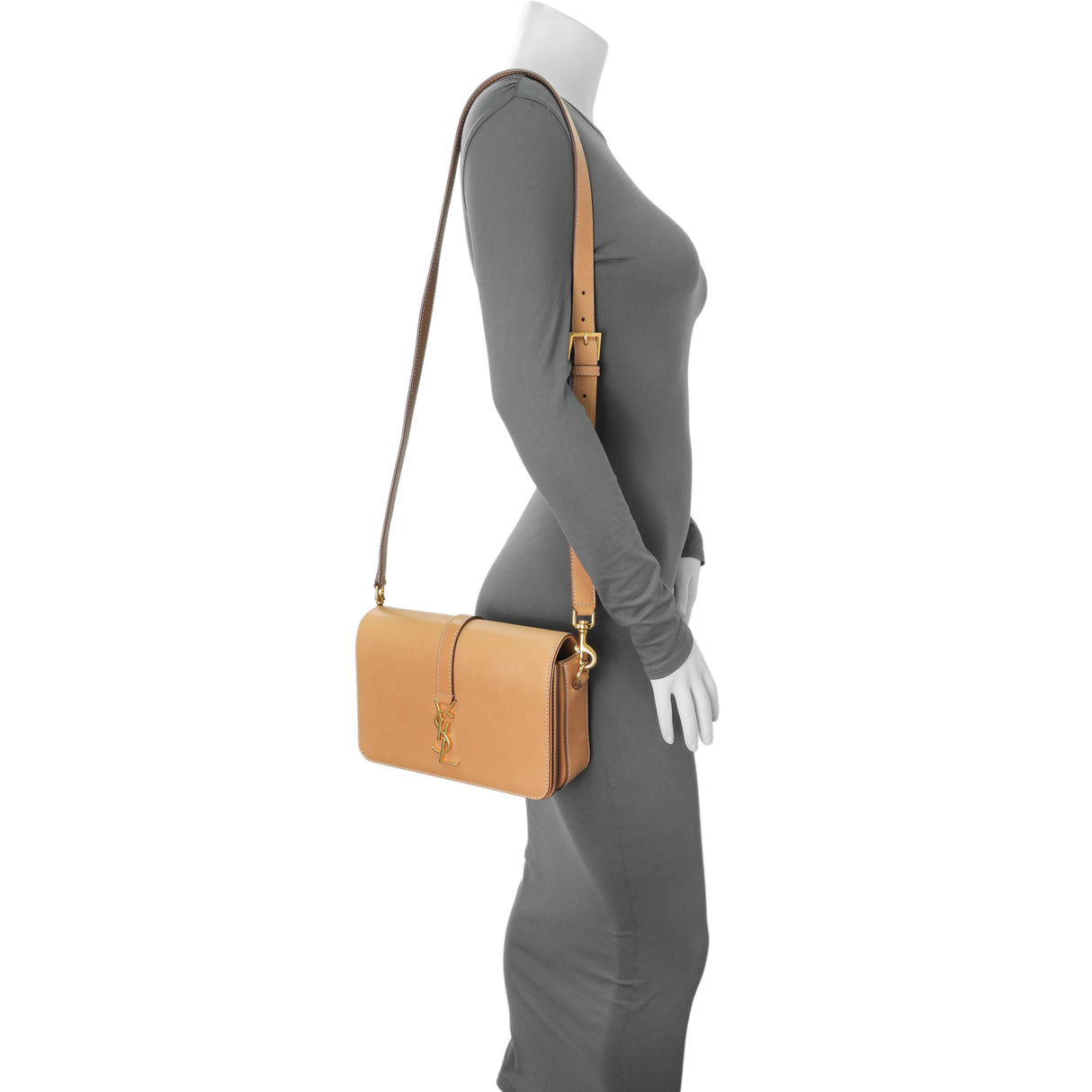 Saint Laurent Calfskin University Shoulder Bag Handbags Saint Laurent