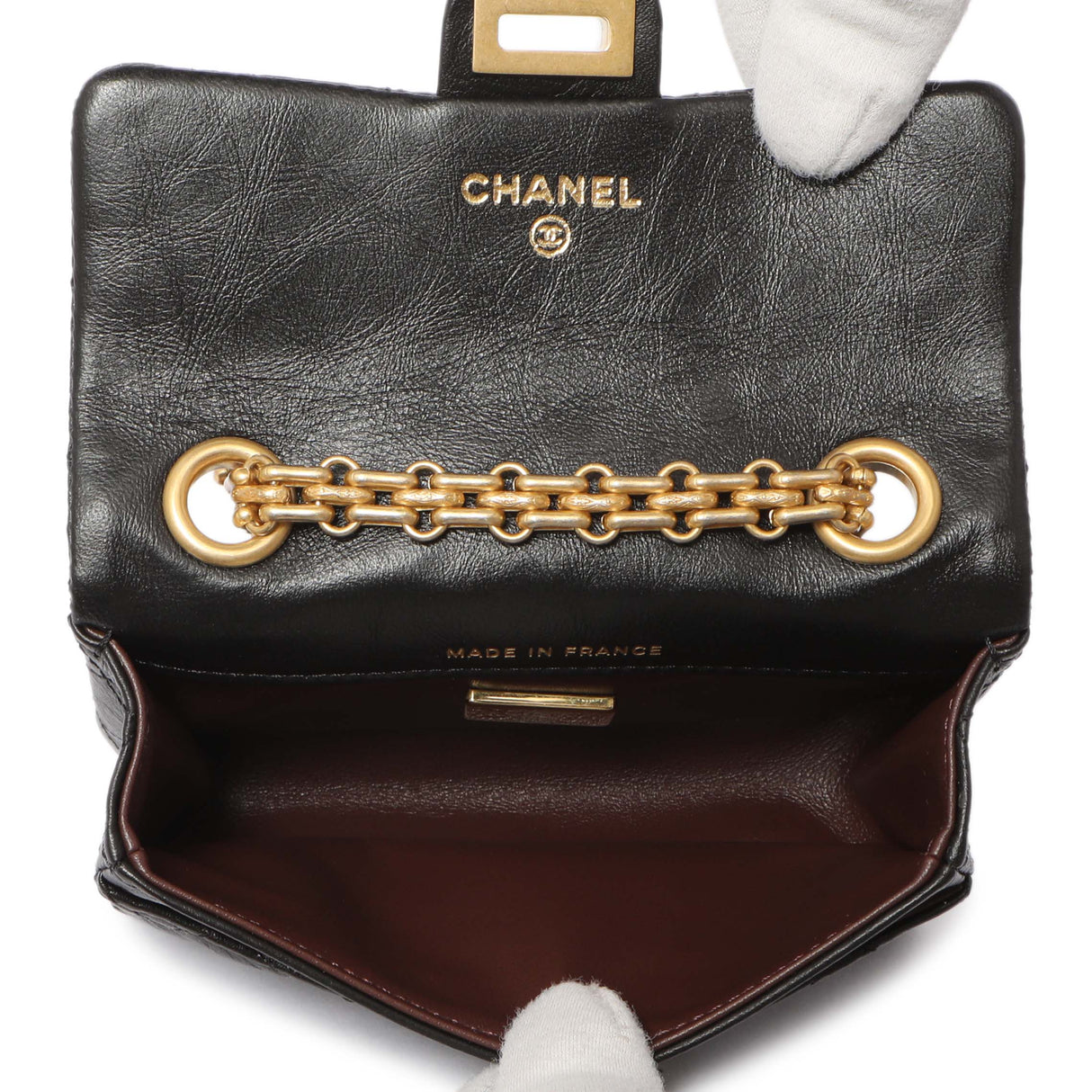 Chanel Black Lambskin, Calfskin, Tweed Success Story Mini Bags Handbags Chanel