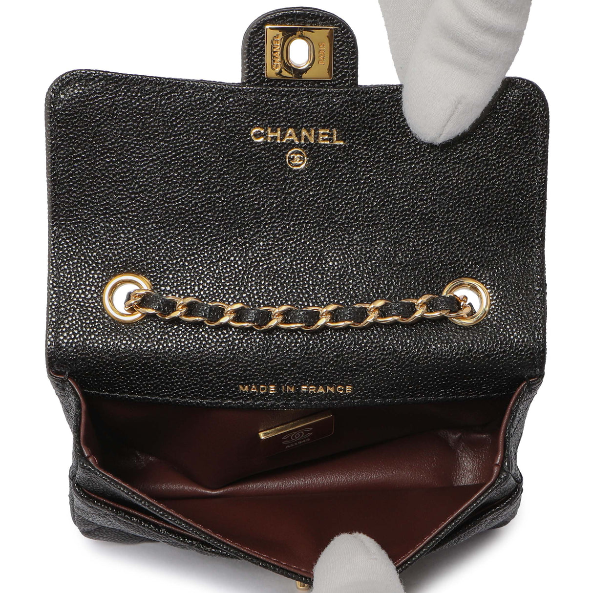 Chanel Black Lambskin, Calfskin, Tweed Success Story Mini Bags Handbags Chanel