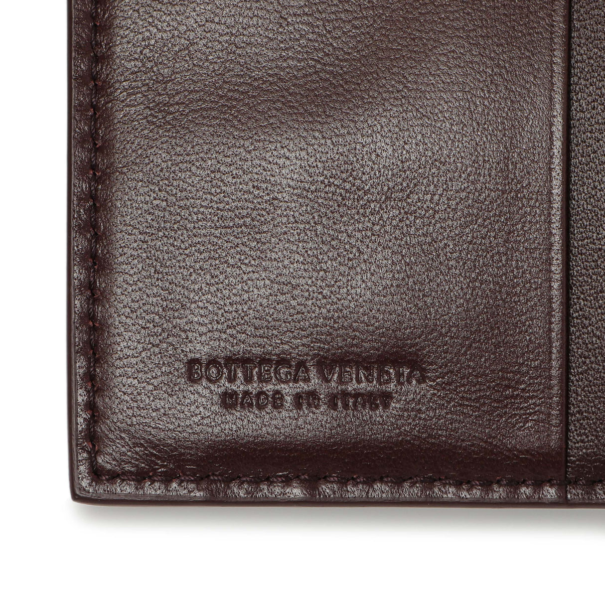 Bottega Veneta Burgundy Nappa Intrecciato Compact Snap Wallet Accessories Bottega Veneta