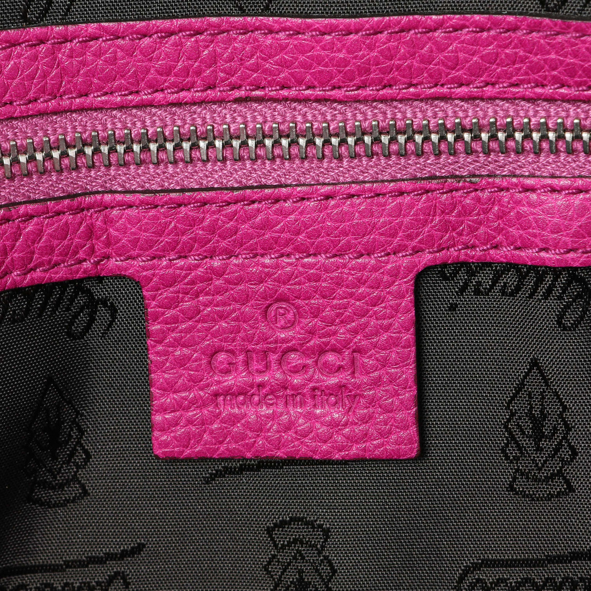 Gucci Fuchsia Guccissima Neoprene Techno Tote Handbags Gucci