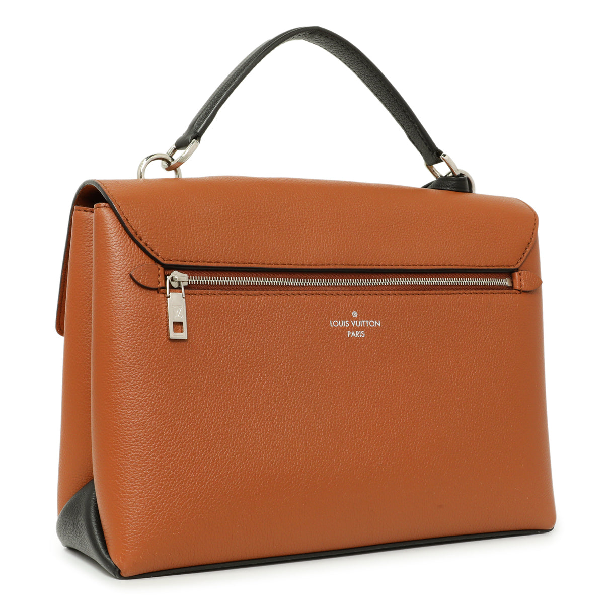 Louis Vuitton Caramel Creme Black Soft Calfskin My Lockme Top Handle Handbags Louis Vuitton