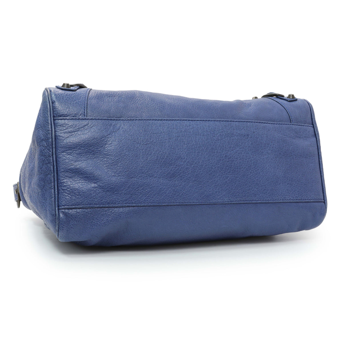 Balenciaga Blue Agneau Classic Hardware Velo