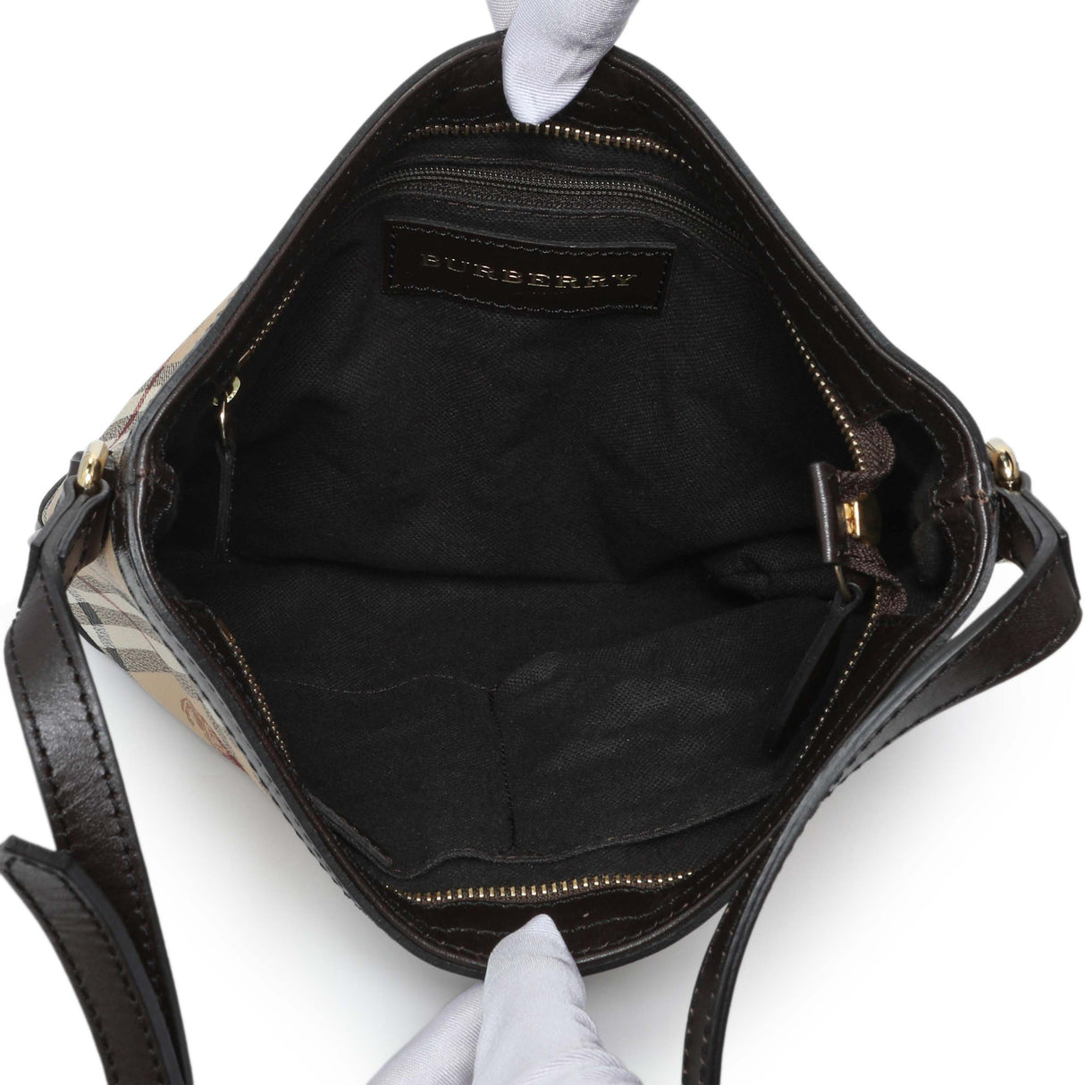 Burberry Hartham Haymarket Check Crossbody Handbags Burberry