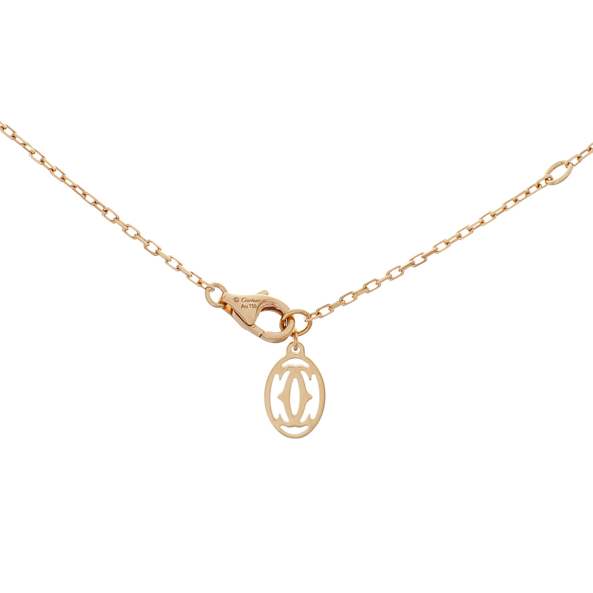 Cartier 18K Rose Gold Pink Sapphire d'Amour Pendant Designer Jewellery Cartier