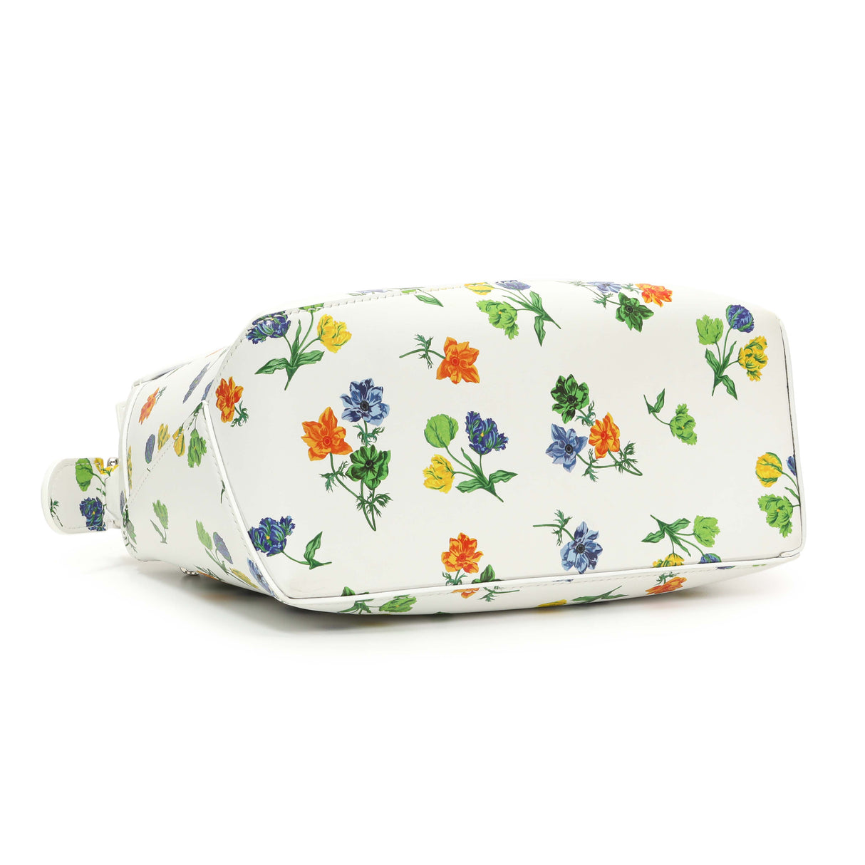 Loewe White Flower Print Calfskin Small Puzzle Edge Bag Handbags Loewe