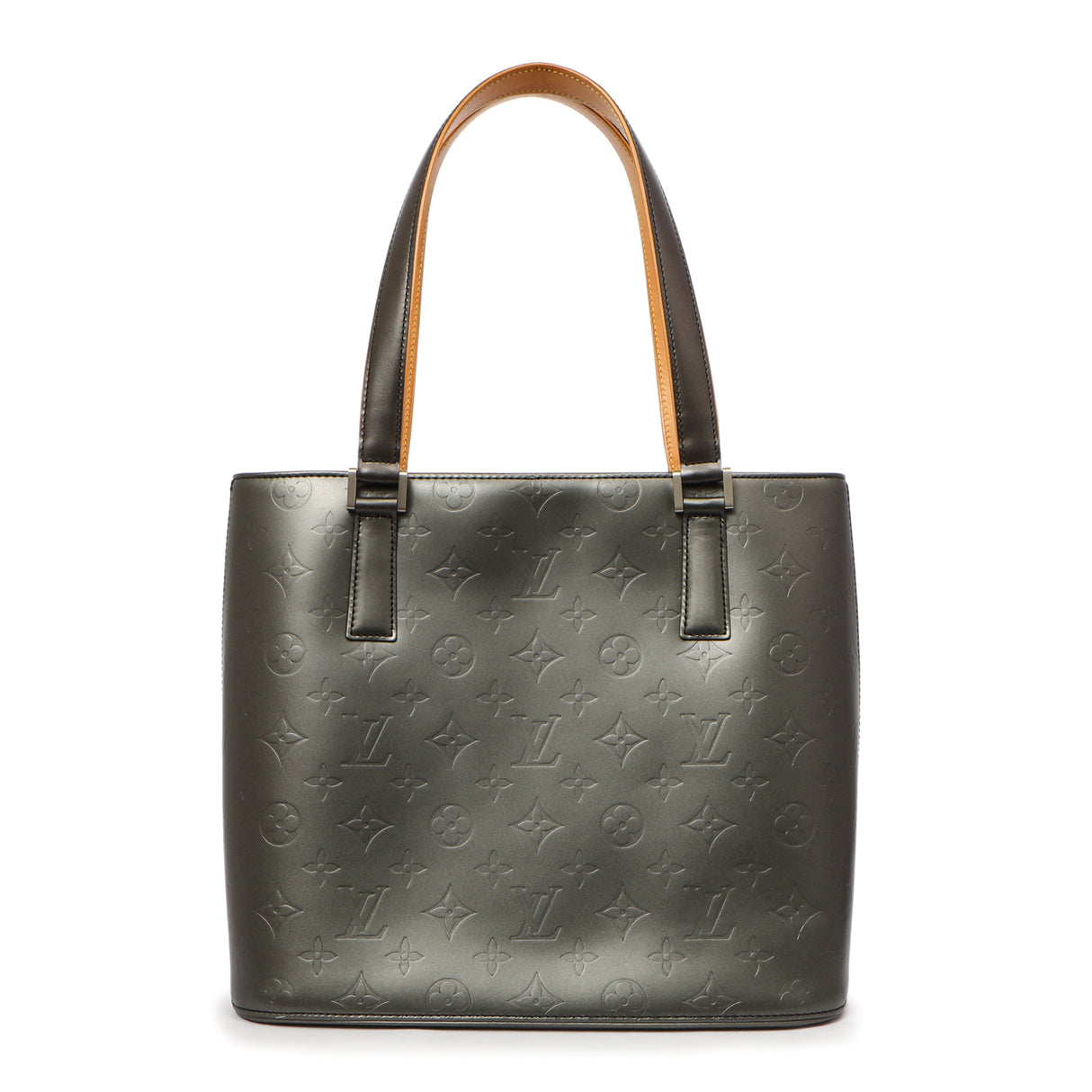 Louis Vuitton Grey Mat Monogram Stockton Handbags Louis Vuitton