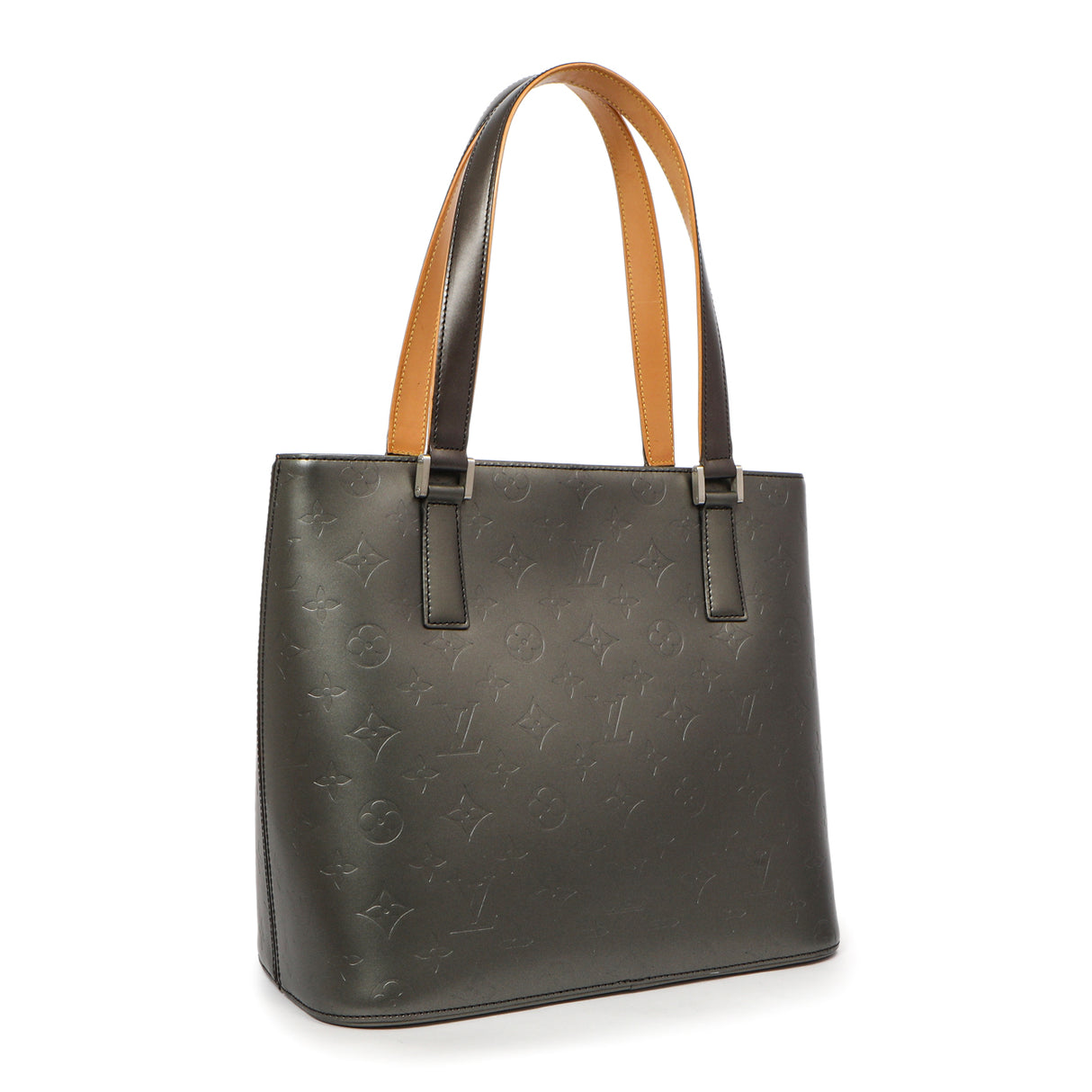Louis Vuitton Grey Mat Monogram Stockton Handbags Louis Vuitton