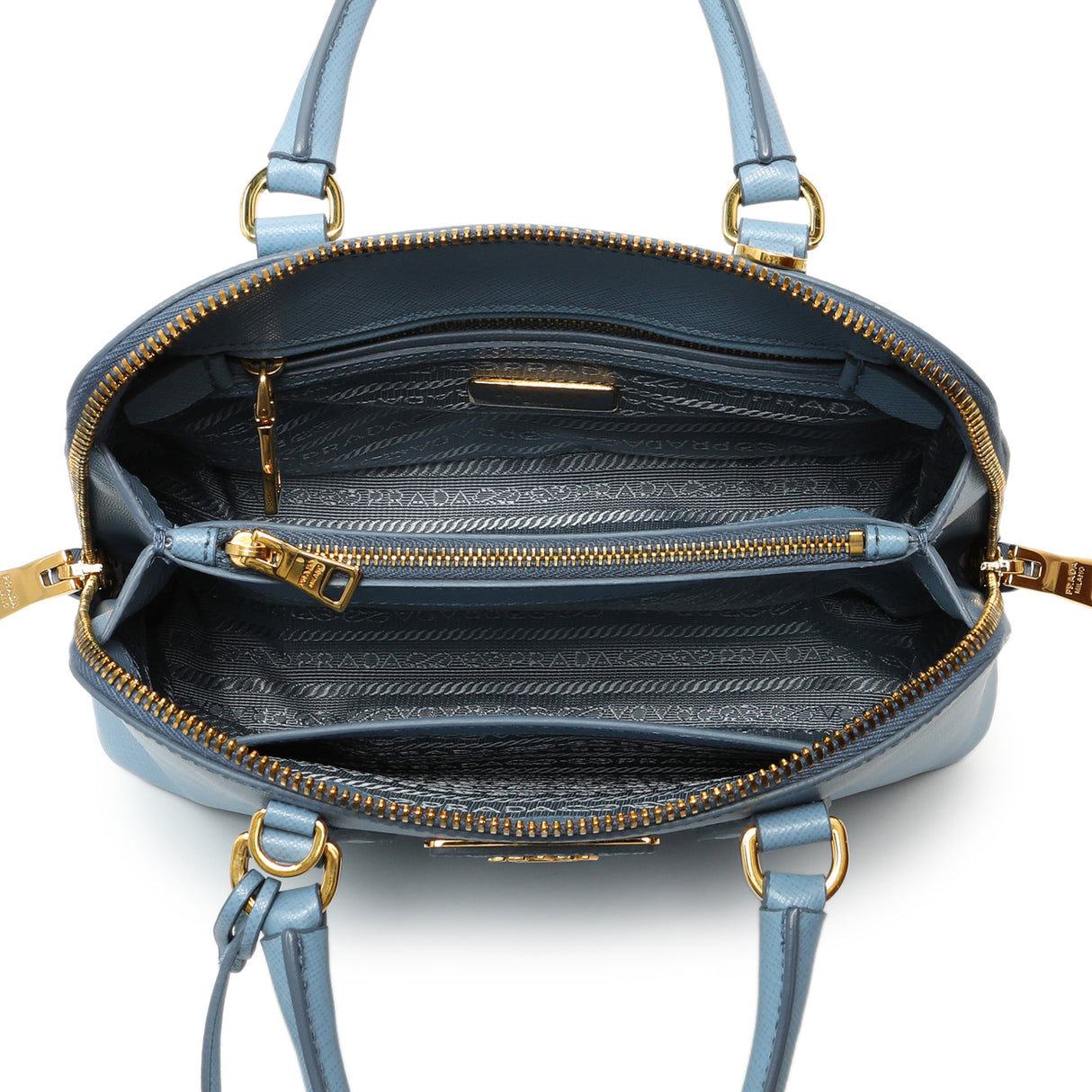 Prada Astrale Saffiano Lux Small Promenade Tote Handbags Prada