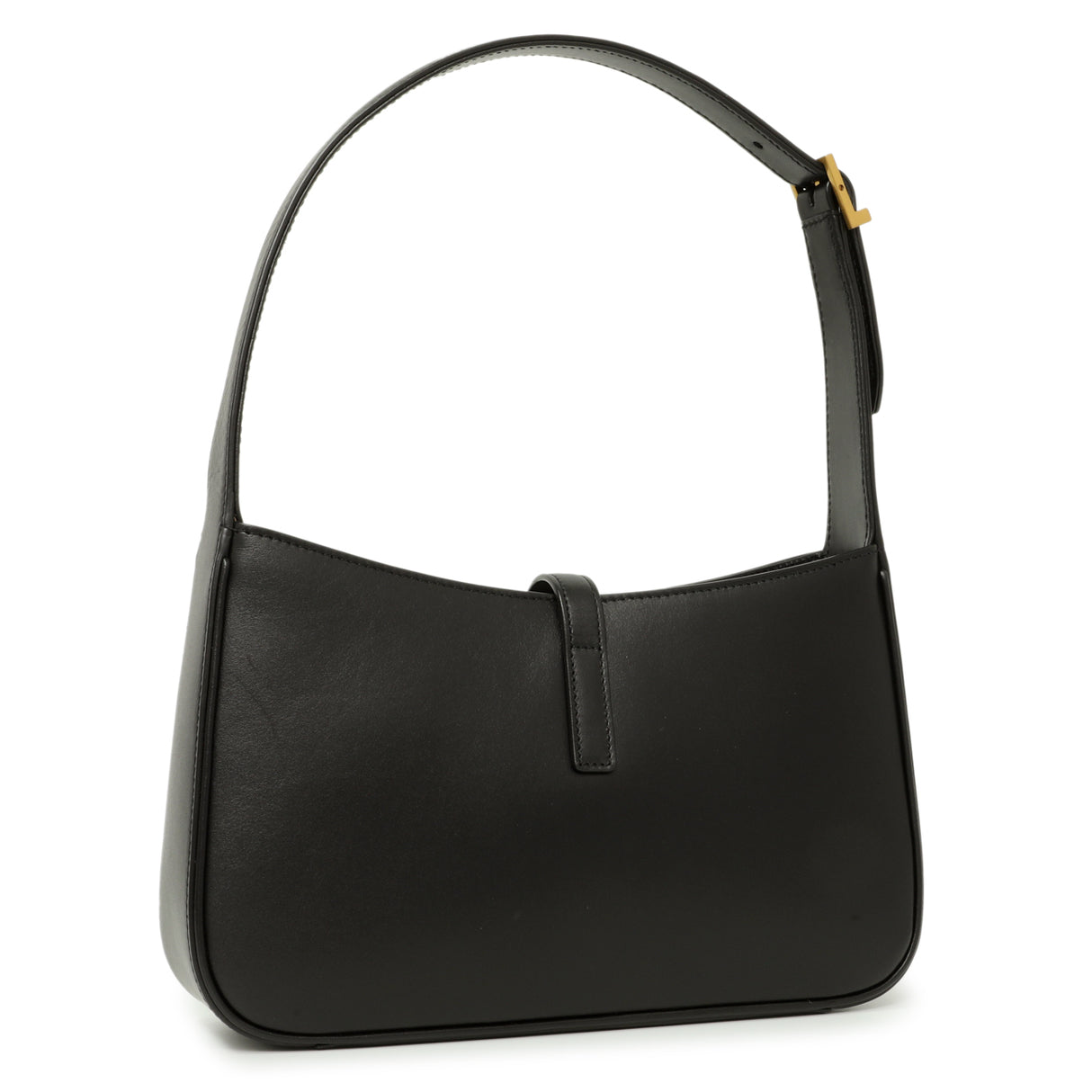 Saint Laurent Black Smooth Calfskin Le 5 A 7 Hobo Handbags Saint Laurent