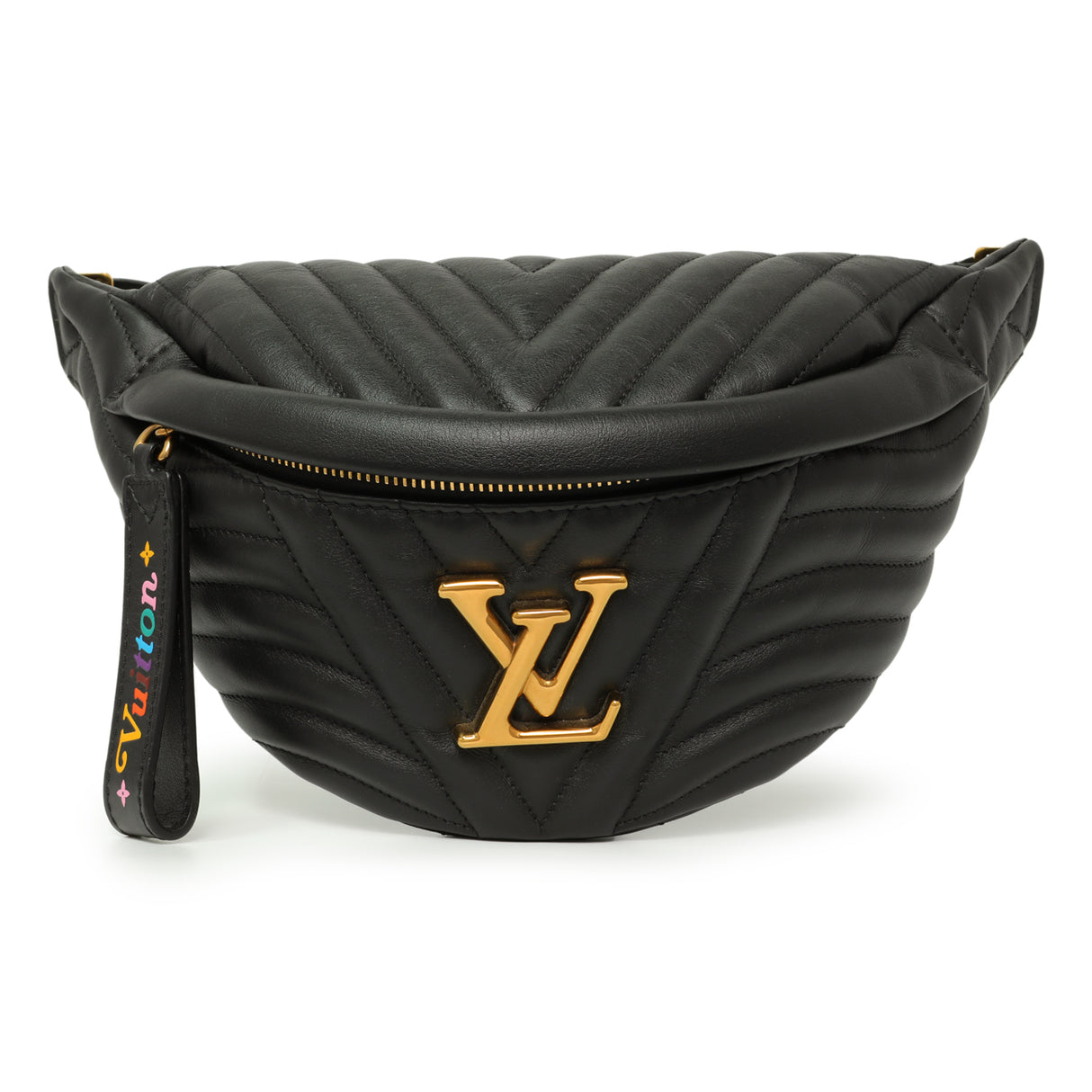 Louis Vuitton Black Quilted Calfskin New Wave Bumbag Handbags Louis Vuitton