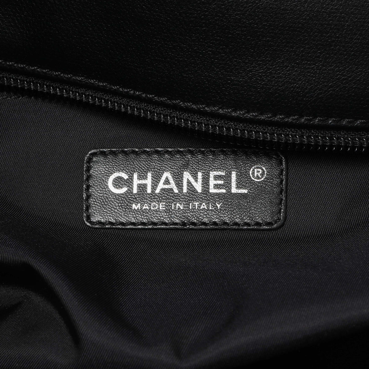 Chanel Black Coated Canvas Large Paris Biarritz Tote Handbags Chanel