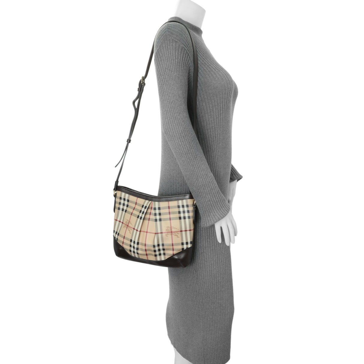Burberry Hartham Haymarket Check Crossbody Handbags Burberry