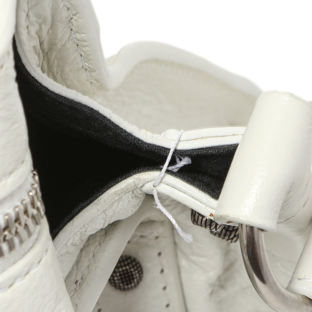 Balenciaga White Agneau Arena Neo Cagole Handbag XS Handbags Balenciaga