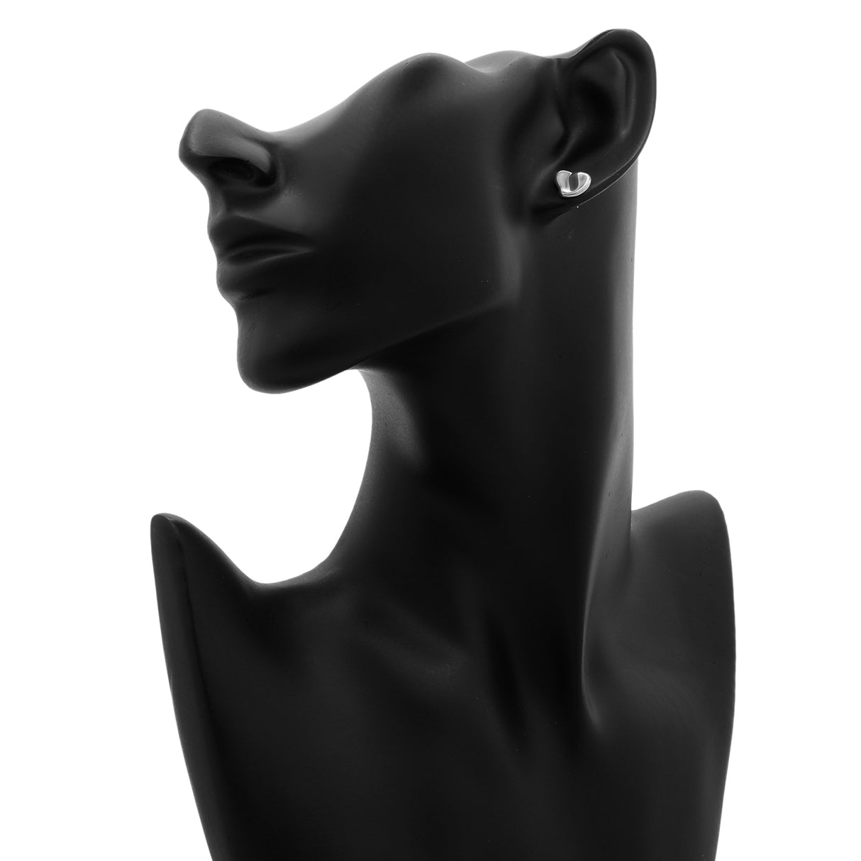 Tiffany & Co. Sterling Silver Elsa Peretti Full Heart Earrings