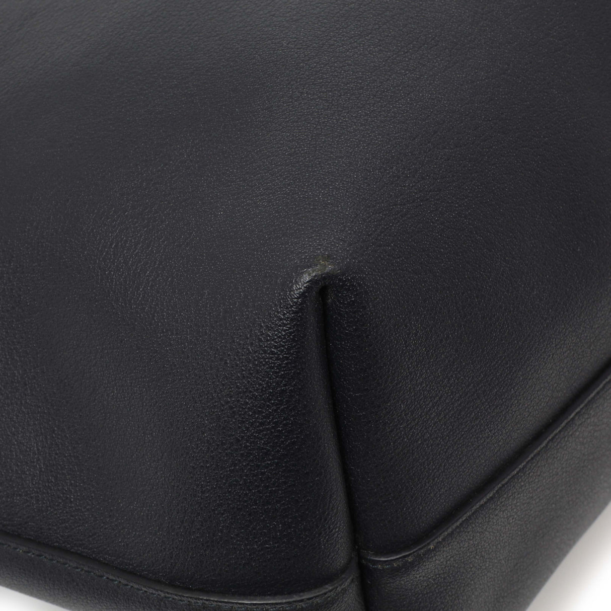 Saint Laurent Navy Calfskin Large Shopping Tote Handbags Saint Laurent