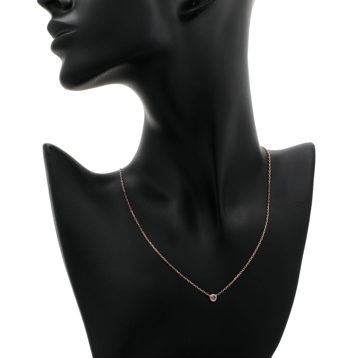 Cartier 18K Rose Gold Pink Sapphire d'Amour Pendant Designer Jewellery Cartier