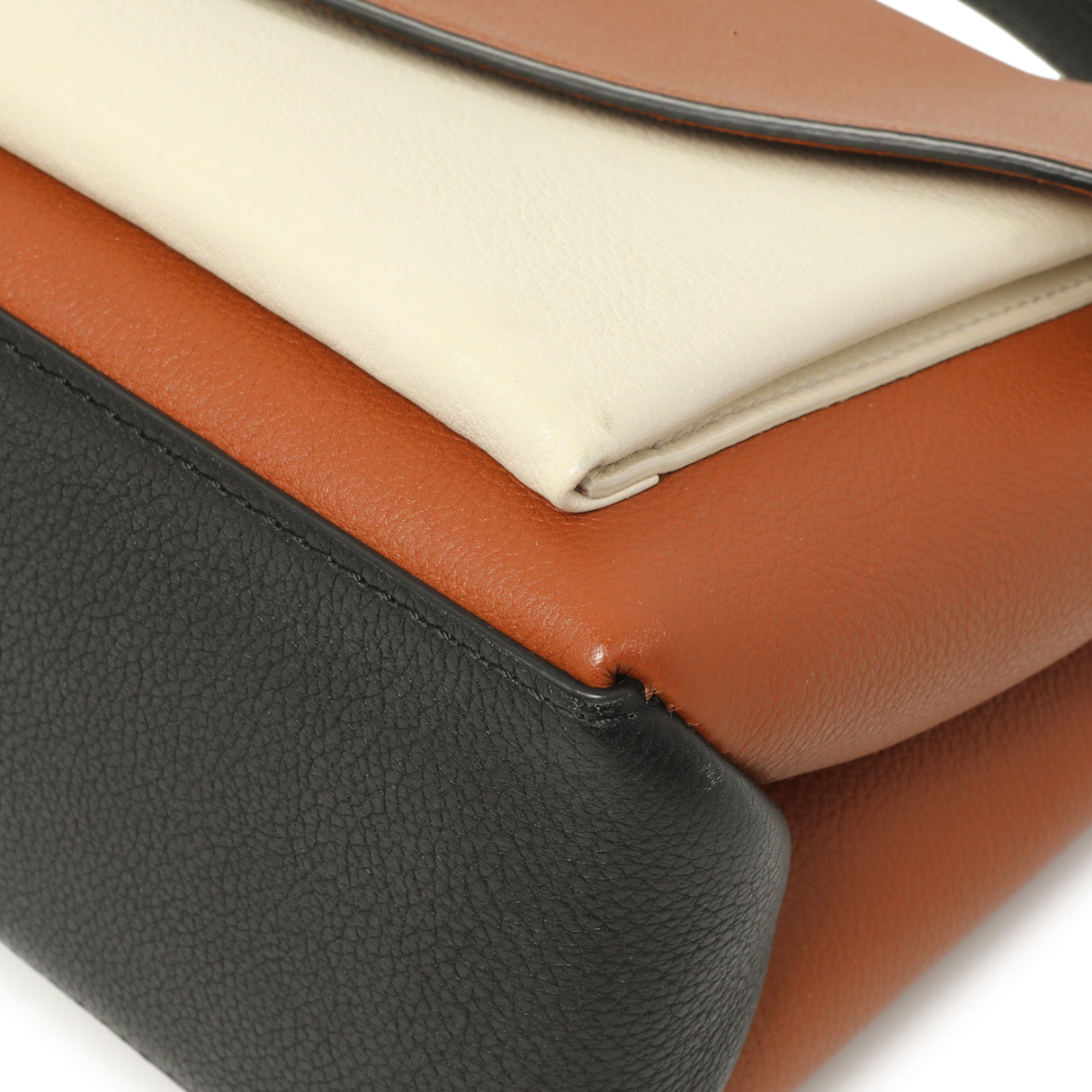 Louis Vuitton Caramel Creme Black Soft Calfskin My Lockme Top Handle Handbags Louis Vuitton