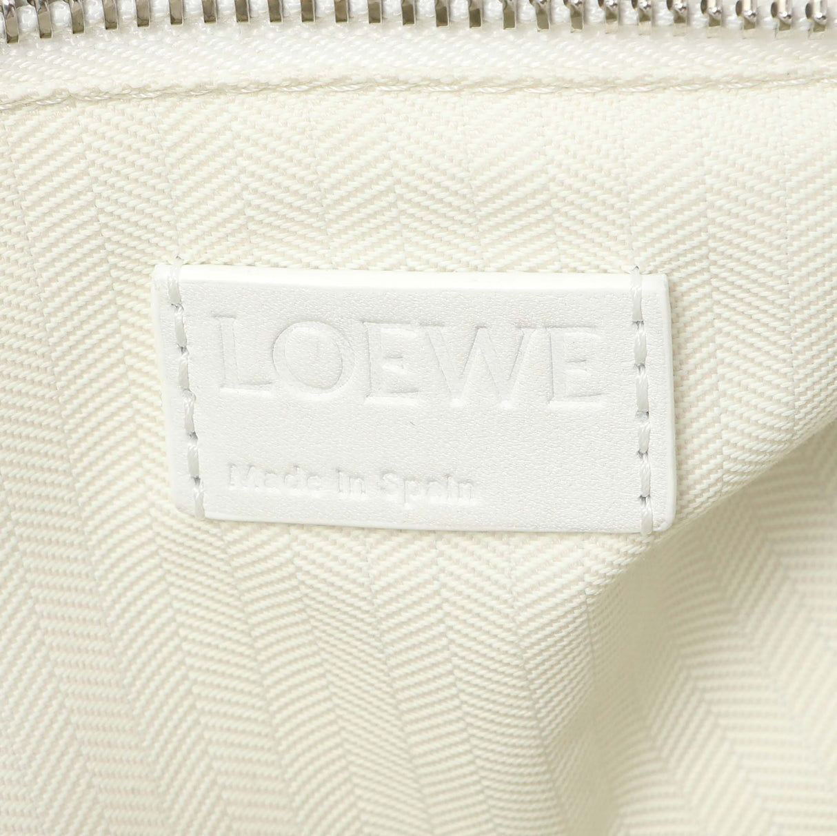 Loewe White Flower Print Calfskin Small Puzzle Edge Bag Handbags Loewe