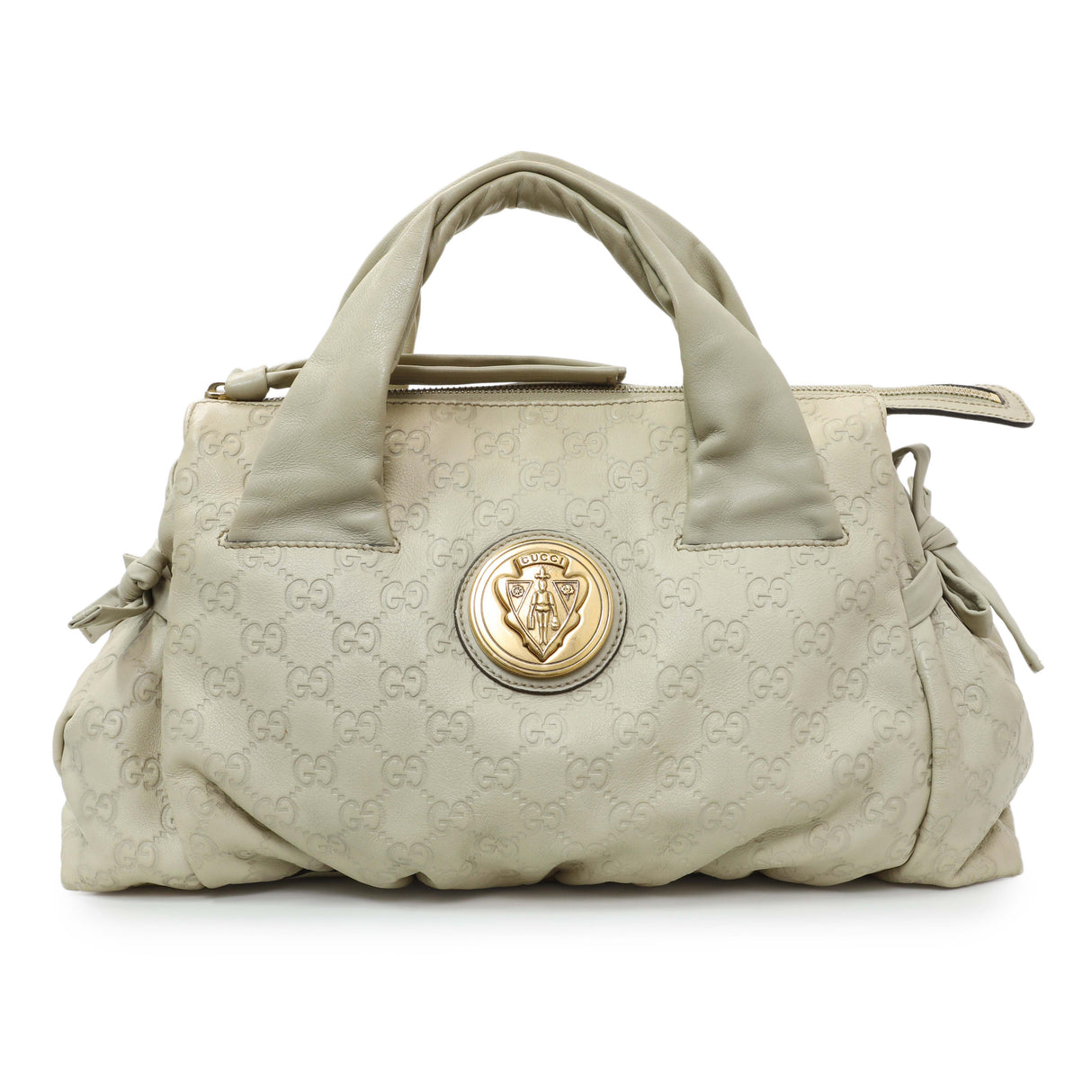 Gucci Guccissima Cream Hysteria Handbag Handbags Gucci